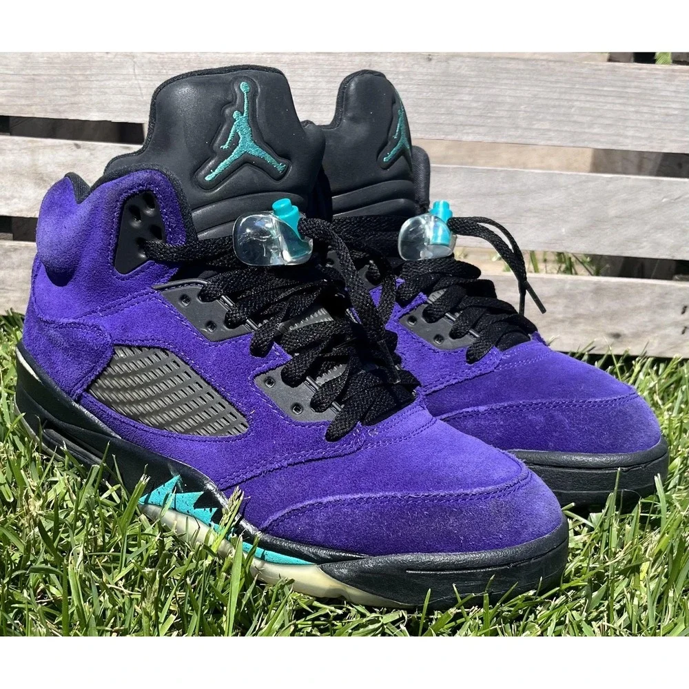 Jordan Air Jordan 5 Retro Shoes Mens Size 9‎ Purple Alternate Grape 136027-500